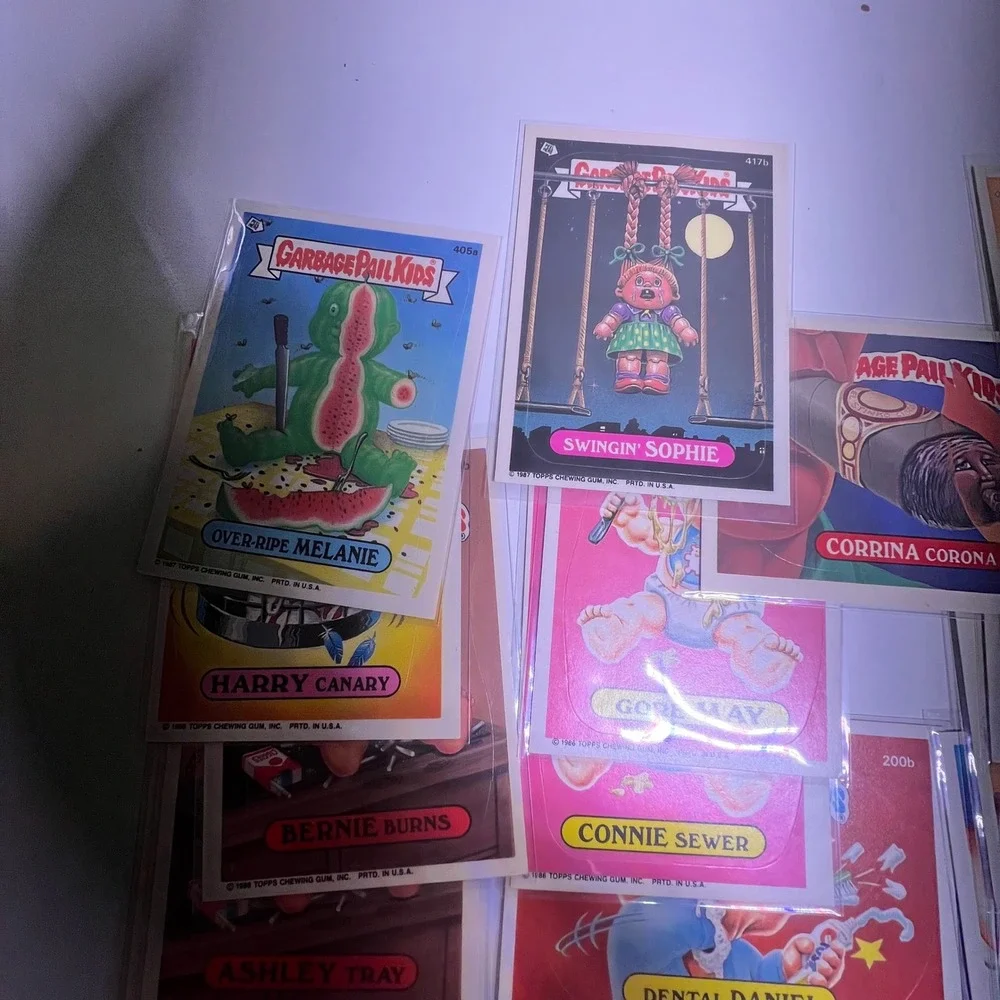 Topps Garbage Pail Kids 50 Lot Vintage 1980s Sticker Trading Cards Mixed Series - Picture 10 of 11